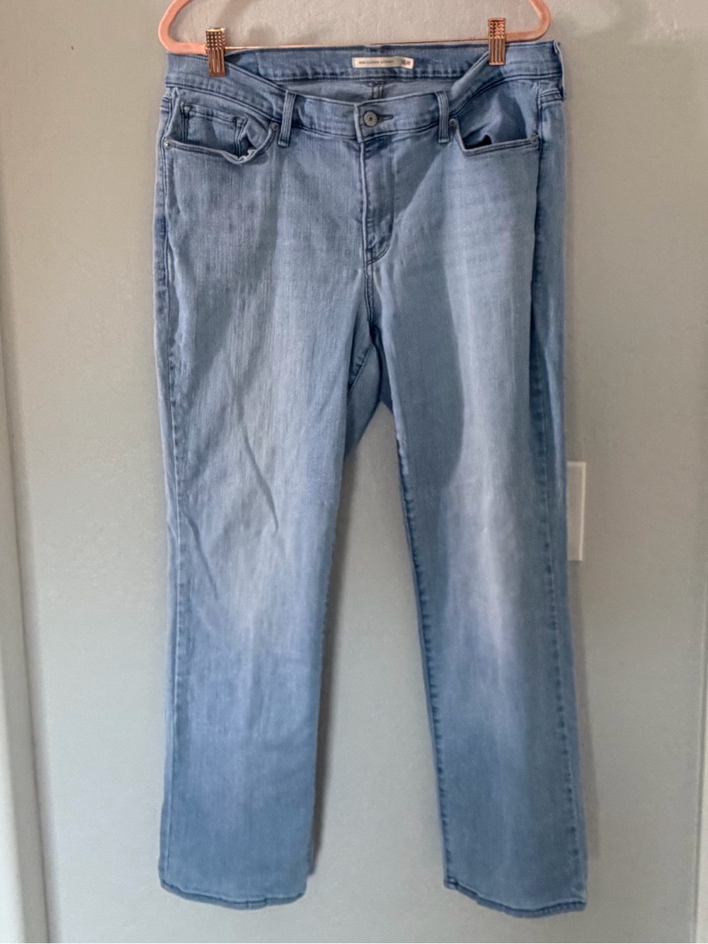 Levi's 414 Classic Light Blue Straight-Leg Women's Jeans